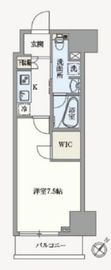 アジールコート汐浜キャナル 908 間取り図