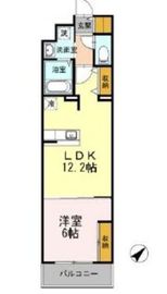 ヒルフラット大崎 410 間取り図