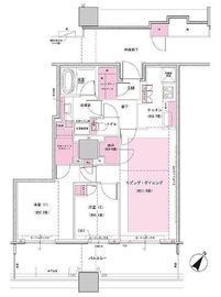 ブリリア有明スカイタワー 9階 間取り図