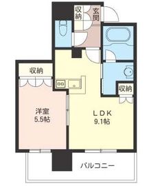 オーキッドレジデンス品川 201 間取り図