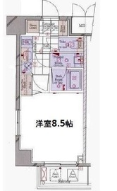 コンシェリア芝公園マスターズヴィラ 9階 間取り図