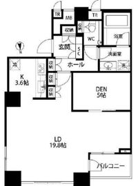 ザ・タワーズ台場 ウエスト 25階 間取り図