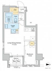 プラウドフラット浅草アベニュー 501 間取り図