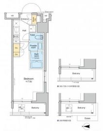 プラウドフラット浅草アベニュー 505 間取り図