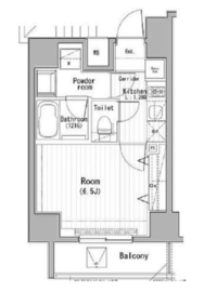 シーフォルム東麻布 6階 間取り図