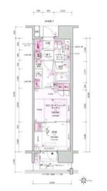 クレヴィア日暮里 THE PLACE 7階 間取り図