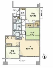 パルミナード大森 4階 間取り図
