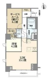 ピアース碑文谷五丁目 2階 間取り図