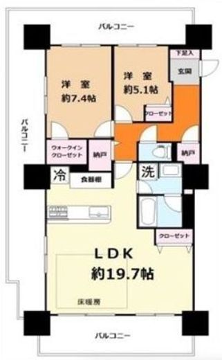 TOKYOシティトリエ 24階 間取り図