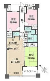 小石川ザ・レジデンスイーストスクエア 8階 間取り図