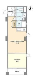 リバーレ九段南 303 間取り図