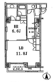 The Hermitage (ザ・ハーミティッジ) 202 間取り図