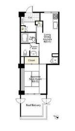 シーリアお台場 3-5-517 間取り図