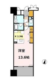 ロイヤルパークスシーサー南千住 805 間取り図