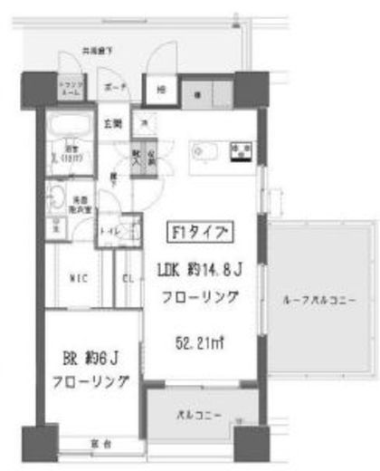 ガーデン蒲田 1106 間取り図