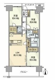 プラウドシティ大田六郷 2階 間取り図