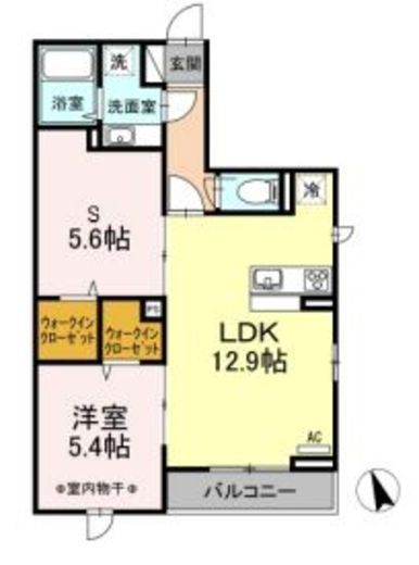 Akarenga浅草 303 間取り図