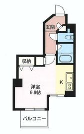 グリーングラス千駄ヶ谷 202 間取り図