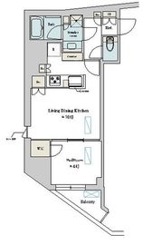 nido蔵前Residence 501 間取り図