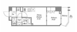 nido蔵前Residence 1202 間取り図