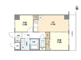 ミリアレジデンス西蒲田 206 間取り図