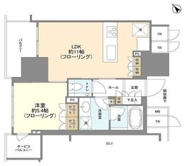 ブランズ愛宕虎ノ門 3階 間取り図