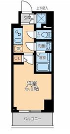 プライマル品川大森海岸 1306 間取り図