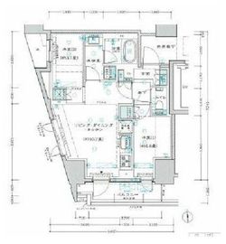 リビオレゾン三田 5階 間取り図