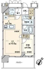 ミッドタワーグランド 7階 間取り図