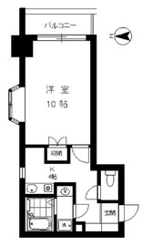 シティプラザ恵比寿 8階 間取り図