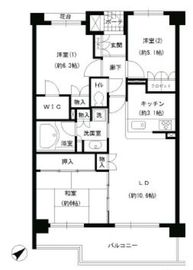 エスティメゾン巣鴨 402 間取り図