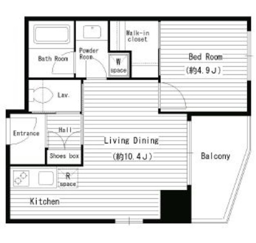 レガーロ西早稲田 601 間取り図