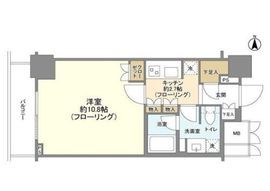 品川タワーフェイス 21階 間取り図