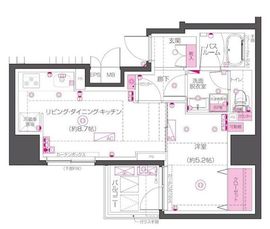 ZOOM秋葉原NORTH 12階 間取り図