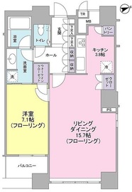 ザ・タワーズ台場 ウエスト 25階 間取り図