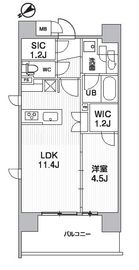 ドゥーエ入谷Ⅲ 602 間取り図