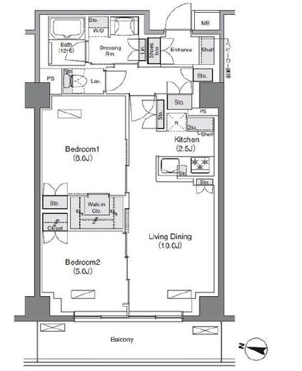 ソライエアイル練馬北町 312 間取り図