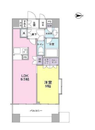 プロスペクト・グラーサ広尾 1107 間取り図