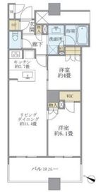 ブリリア有明スカイタワー 7階 間取り図