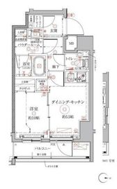 クレイシアIDZ本所吾妻橋 9階 間取り図
