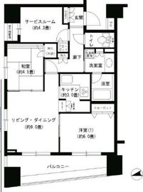 パークキューブ浅草田原町 1002 間取り図