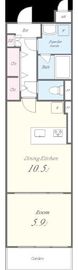 ROOTs Shibuya Honmachi (ルーツ渋谷本町) 101 間取り図