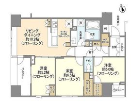 クレヴィア東京八丁堀湊ザ・レジデンス 11階 間取り図