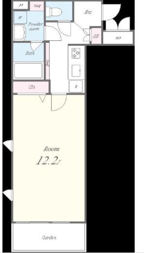 ROOTs Shibuya Honmachi (ルーツ渋谷本町) 103 間取り図