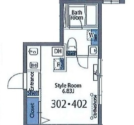 アヴァンタージュ恵比寿 402 間取り図