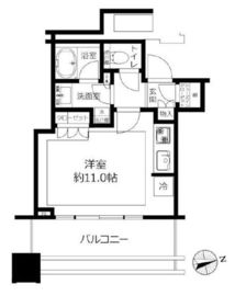 白金ザ・スカイ 10階 間取り図