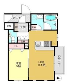 シャトーライフ自由が丘1 301 間取り図