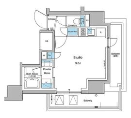 ルフォンプログレ大森山王 403 間取り図