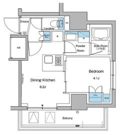 ルフォンプログレ大森山王 1103 間取り図
