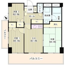 パステル中野 201 間取り図